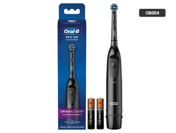 Oral-B Pro 100 Cross Action Battery Powered Black Toothbrush in Sri Lanka